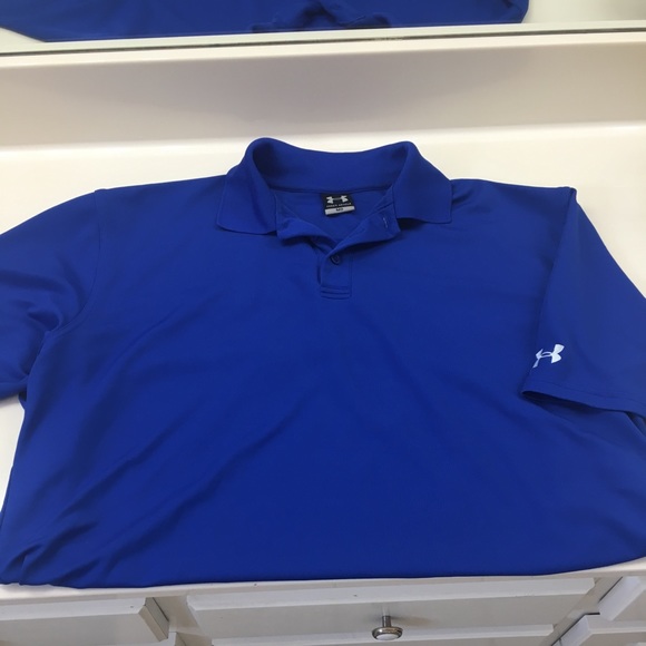 royal blue under armour polo